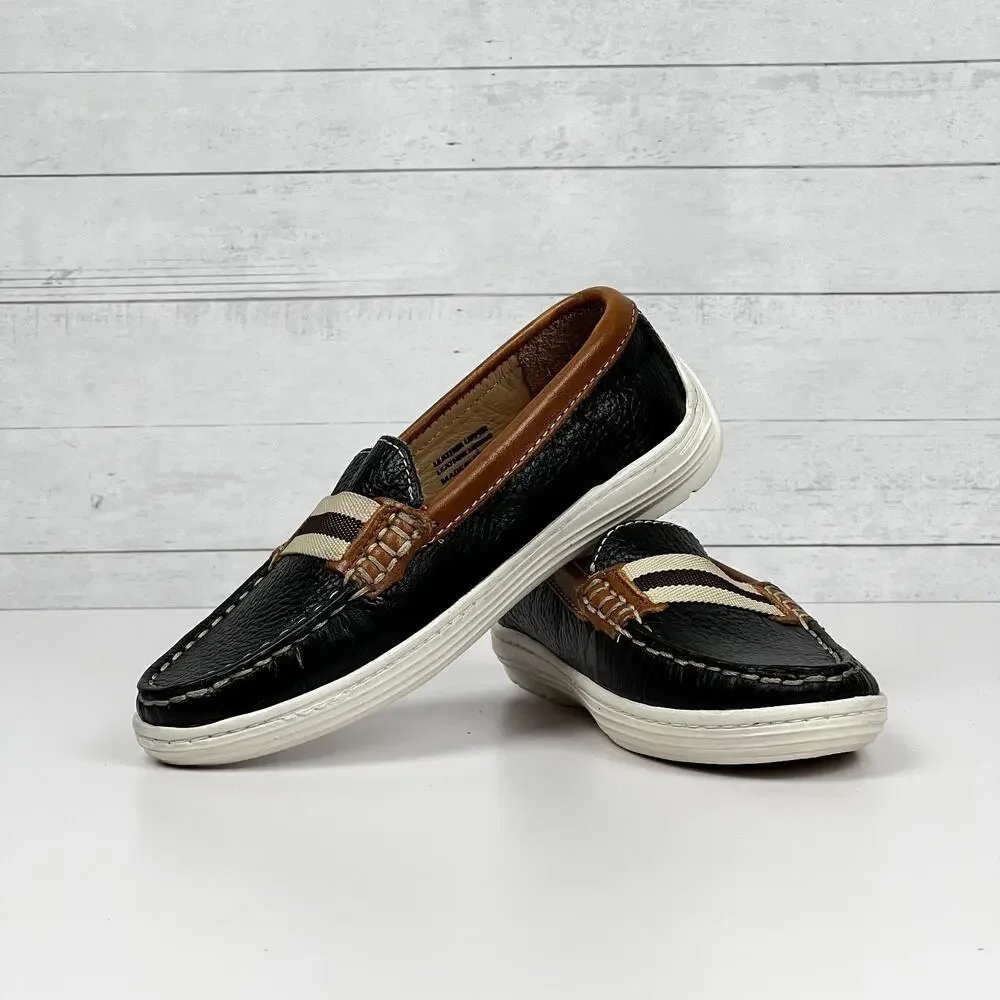 Marc Joseph Kids Loafers Toddler Size 10-11 Leather Slip On Shoes